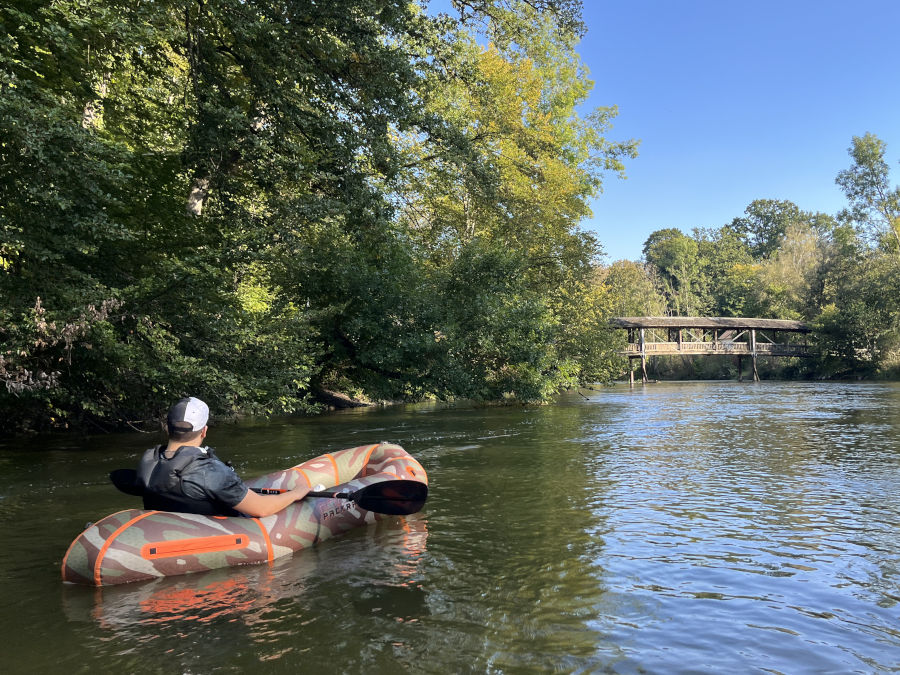 extasea packraft 255 flusstour