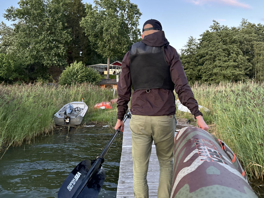 extasea packraft transportieren